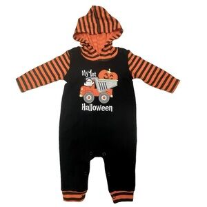 Halloween Romper Hoodie Baby Essentials My 1st Halloween Size 9 Months